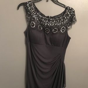 Navy Blue/ Black prom dress